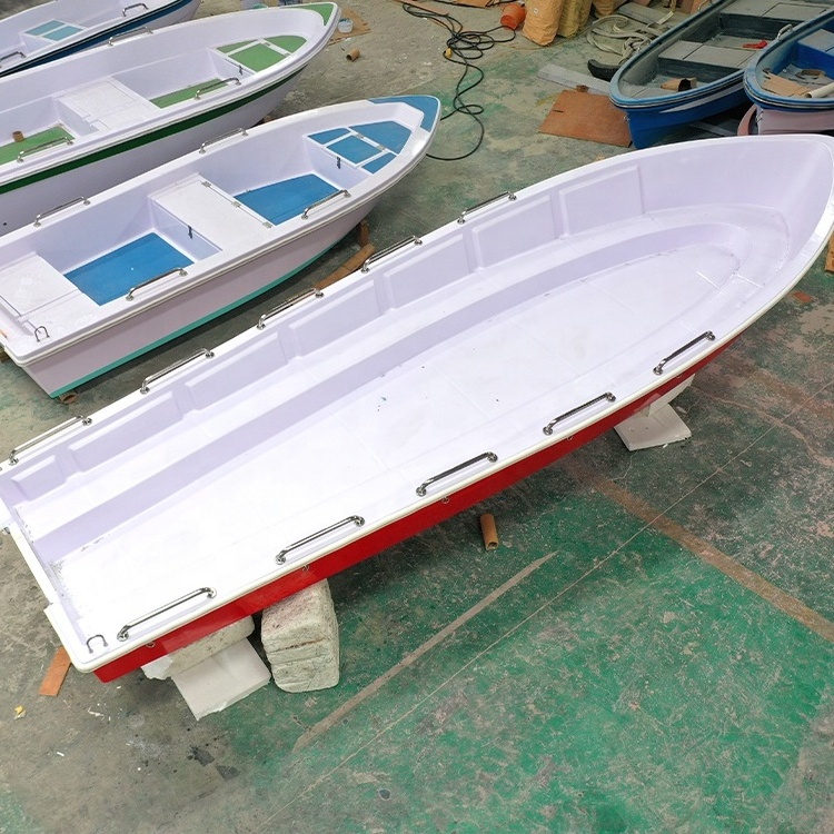 Custom luxury 6m Red Fiberglass Assault Boat Fast Rescue Boat Speedboat Engine Outboard Fiberglass assault boat