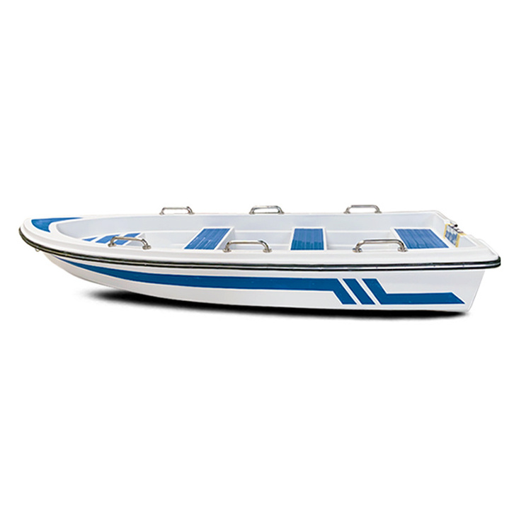 Customized Products Fiberglass Jet Boats Small Motor Boat OUTBOARD Engine Pointed Bottom Speedboat