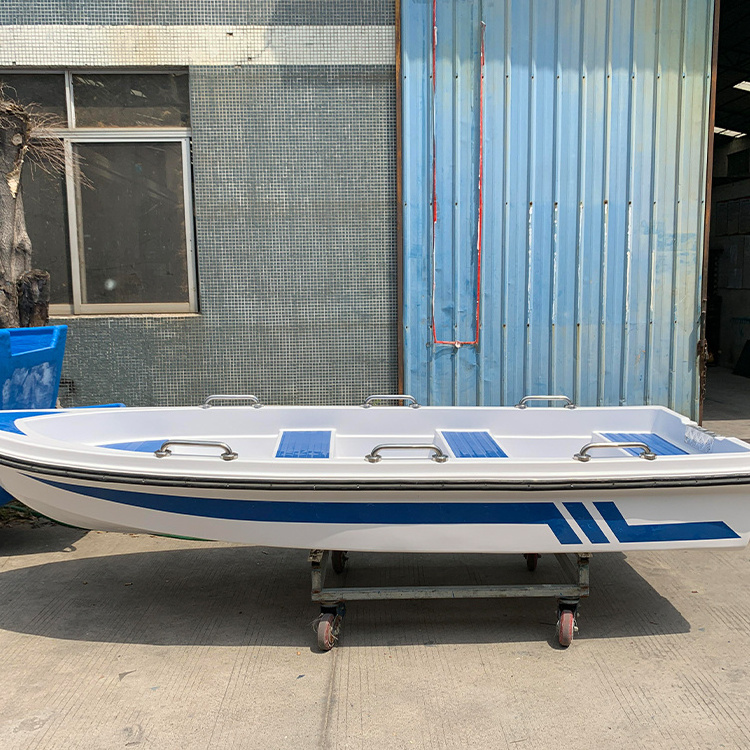 Customized Products Fiberglass Jet Boats Small Motor Boat OUTBOARD Engine Pointed Bottom Speedboat