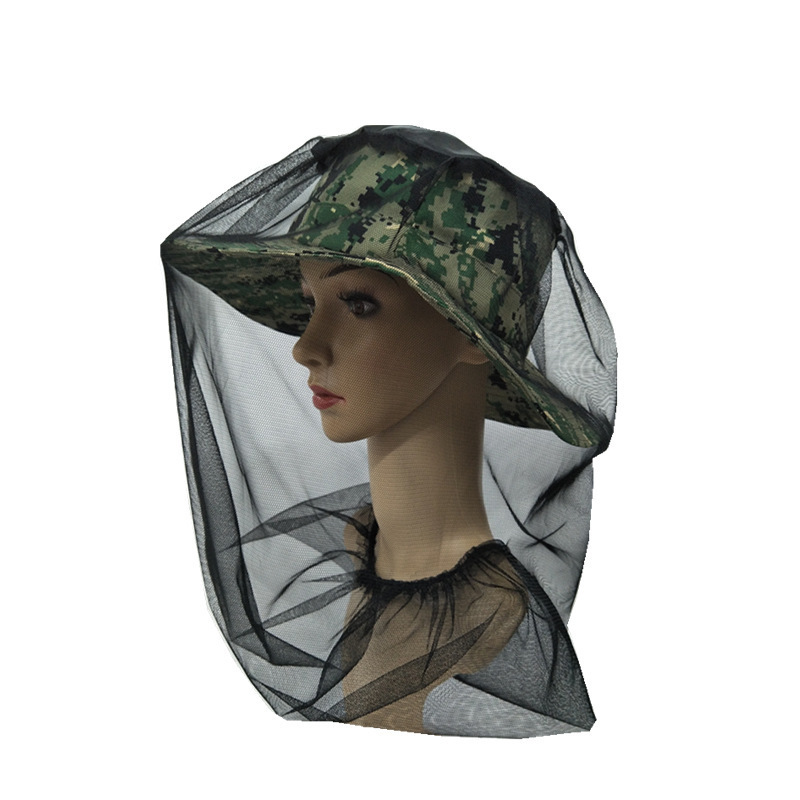 Cheap multi function fishing Outdoor Camping Mosquito Repellent Hat Face Netting Bug Insects Gnats Biting Midges Head Net