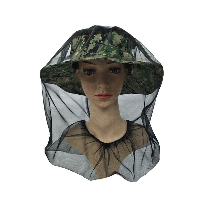 Cheap multi function fishing Outdoor Camping Mosquito Repellent Hat Face Netting Bug Insects Gnats Biting Midges Head Net