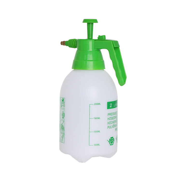 2L Hot Sell Manual Pressure Sprayer PE Spray Pump Solar Pump Plastic Opp Bag White Spray Pump Agricultural