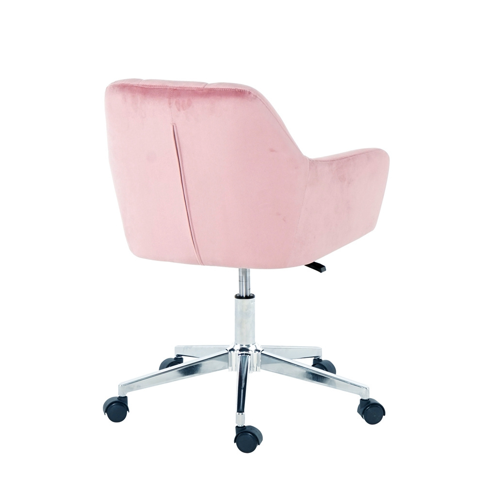 2022 wholesale ergonomic swivel adjustable modern design office furniture computer leisure high Velvet Fabric home office chair