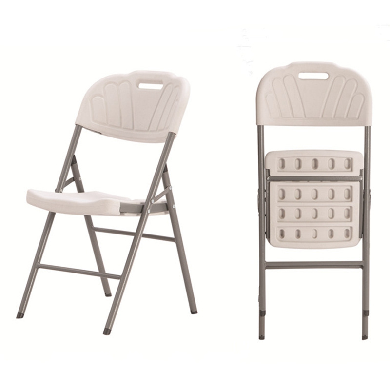 Wholesale Furniture Cheap White Black Stackable Plastic Garden Outdoor Folding Chair