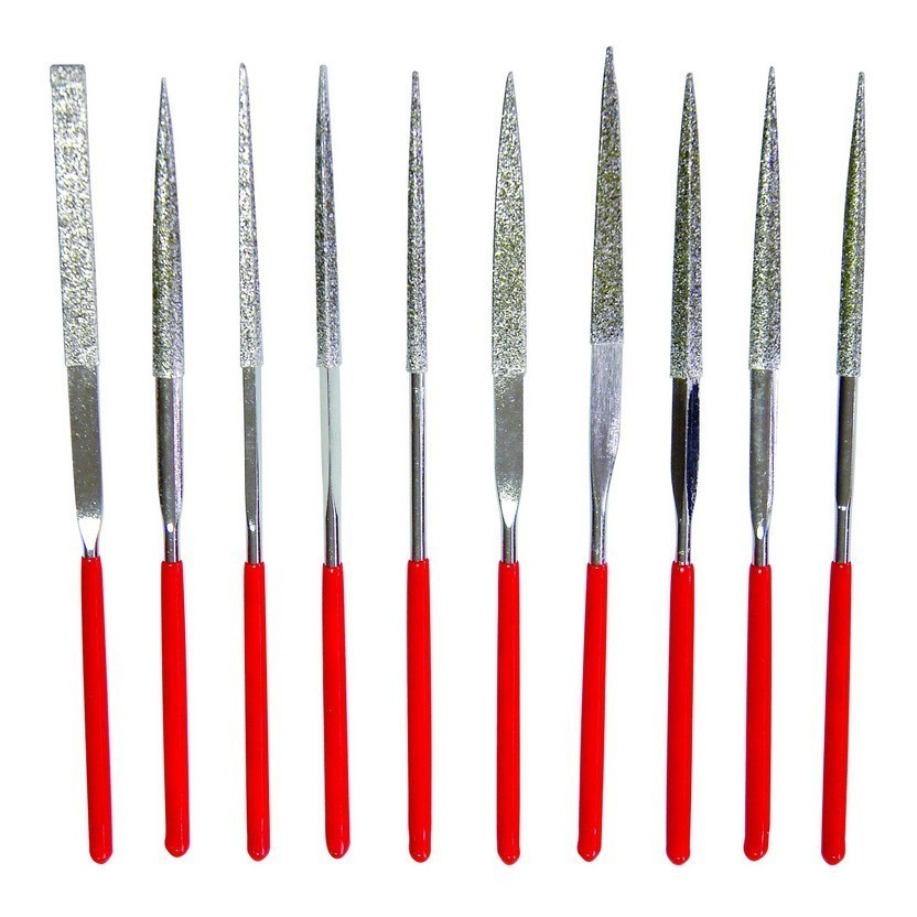 The hottest selling industrial diamond stone file set 46# with handle