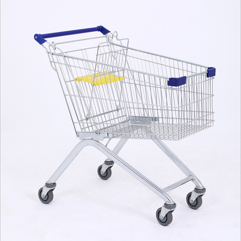 Factory Direct Sale retail store European style supermarket trolley shopping trolley grocery cart