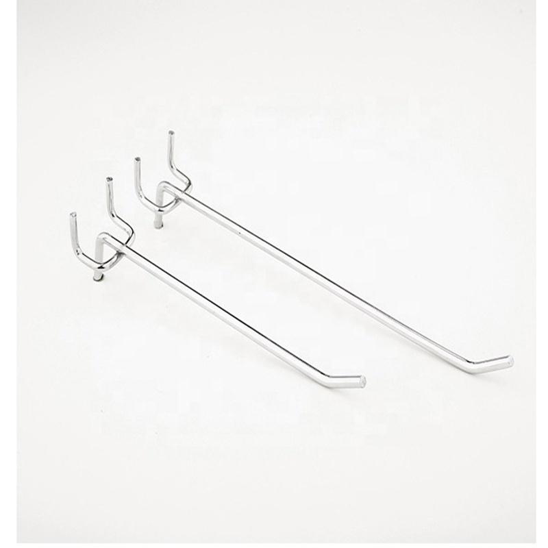 High quality Wholesale price various style supermarket display metal hanging pegboard hook