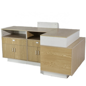 Best seller retail store shop cashier counter checkout,wood grocery checkout counters for sale