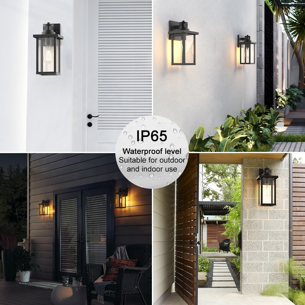 Motion Sensor Outdoor Wall Light 3 Modes Ip65 Waterproof Aluminum Dusk To Dawn Front Door Lights For Balcony Terrace Garage Loft