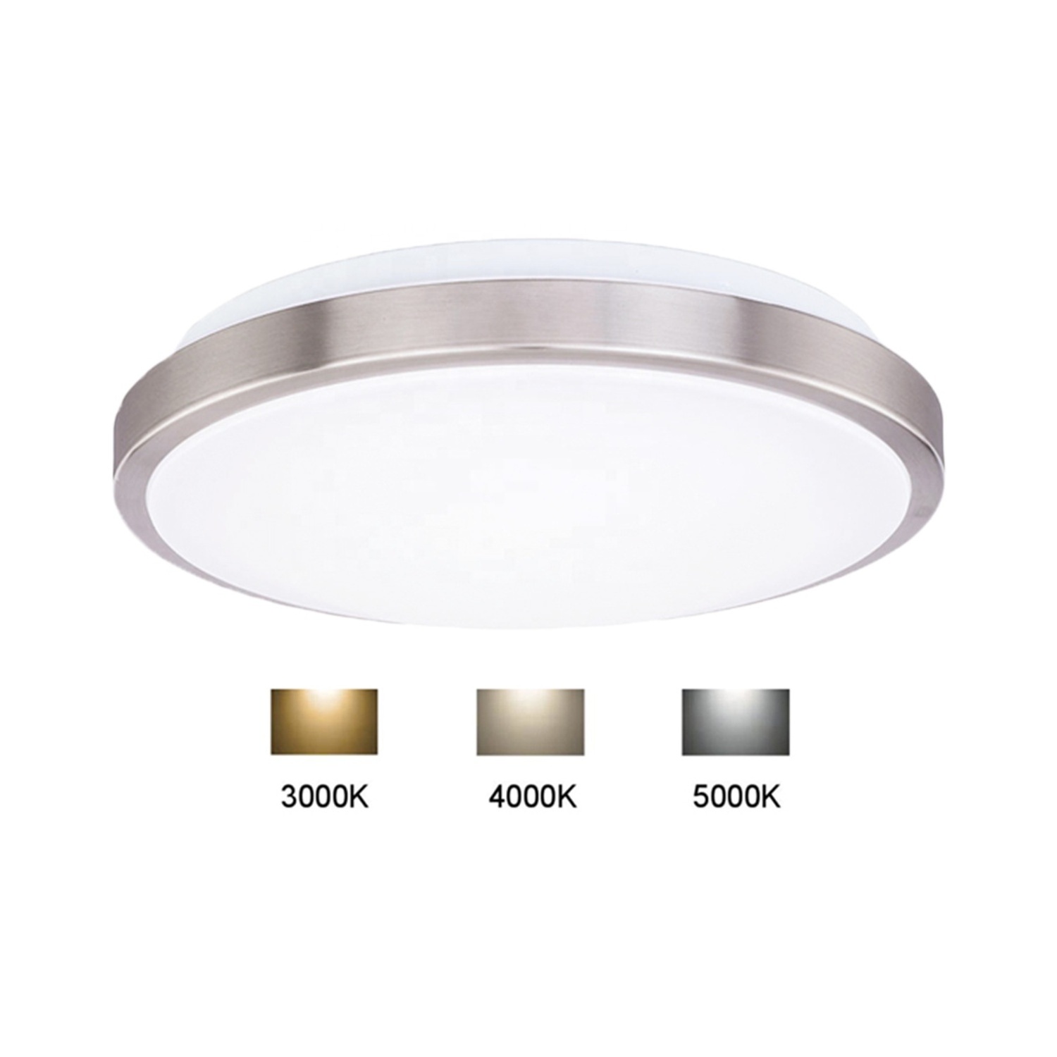 Ceiling Light Panels 18W AC 85-265V Brushed Nickel Customize SCR Dimming Remote Control Ceiling Lights Modern