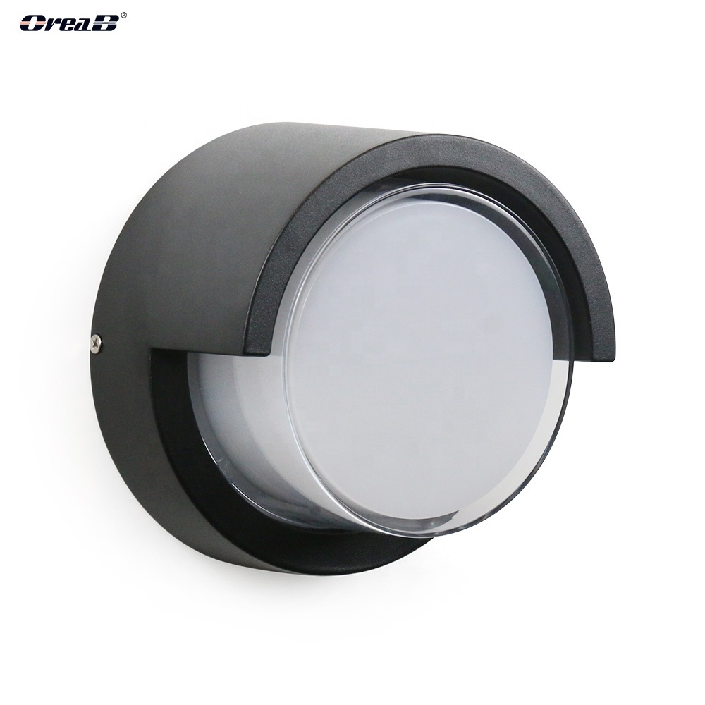 Oreab Porch 12W Aluminum Outdoor Wall Light Waterproof Ip65 Anti-Corrosion Modern Balcony Wall Mounted Lamp AC85-265V Input