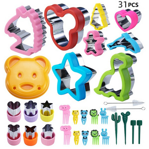 55set/43set/31set Sandwich Cutter and Sealer Press Mold for Kids Bread Pancake Maker DIY Cookie Cutter