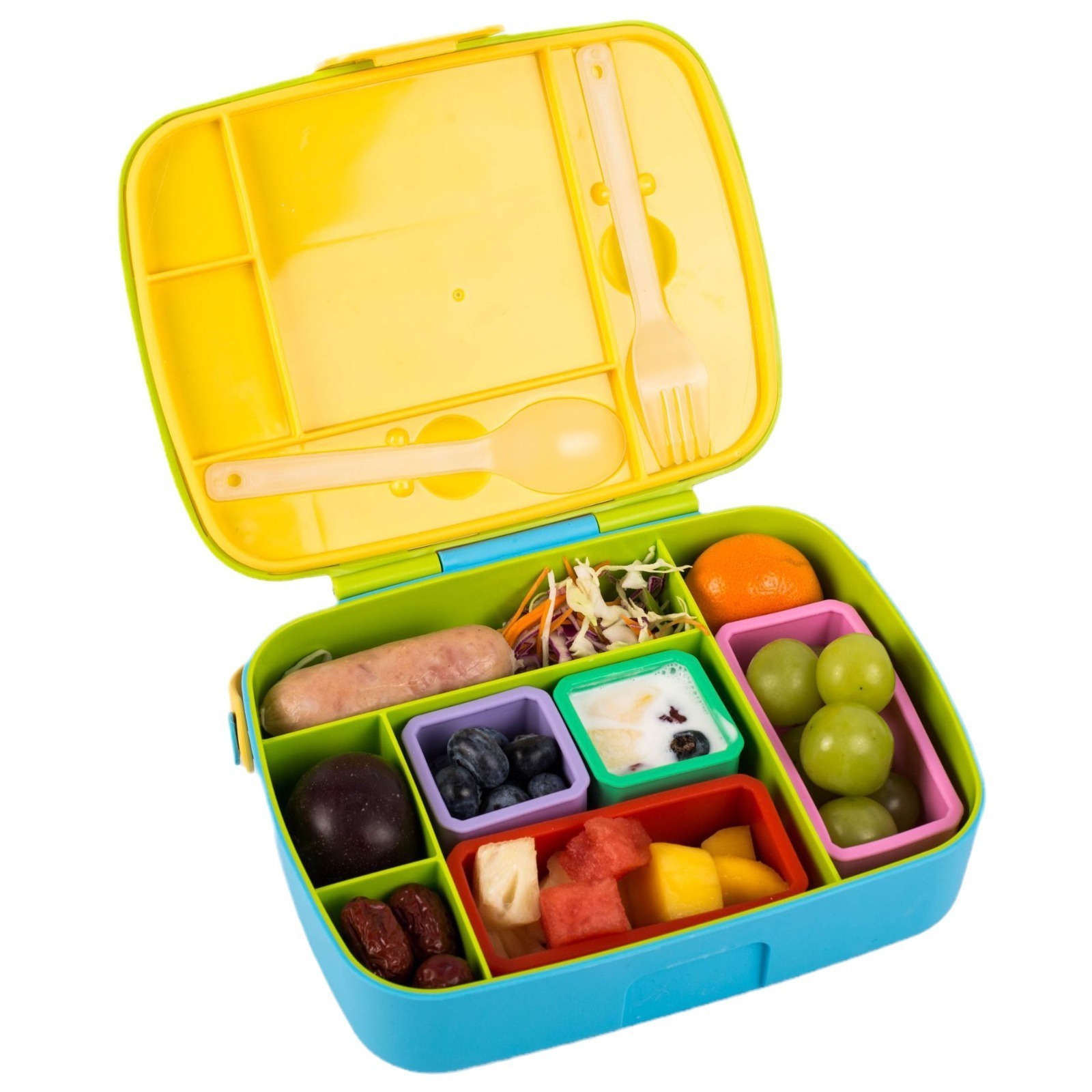 Household Items Silicone Baking Cups Bento Lunch Box For Kids Accessories Salad Sauce Box With Lids