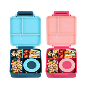 Heat innovative products bento lunch box with insulated thermos for kids school lunchbox