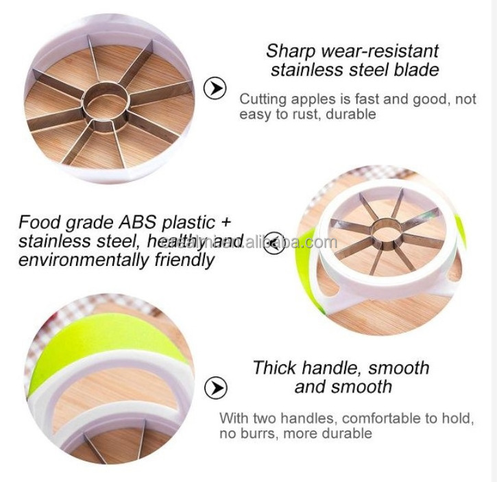 Top Seller Apple Slicer Professional Apple Cutter Stainless Steel Apple  Super Sharp Fruit Slicer Corer Tool Large Size