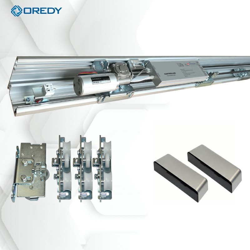 OREDY 300KG Heavy duty automatic sliding door mechanism system control unit for for shopping mall entrance hospital