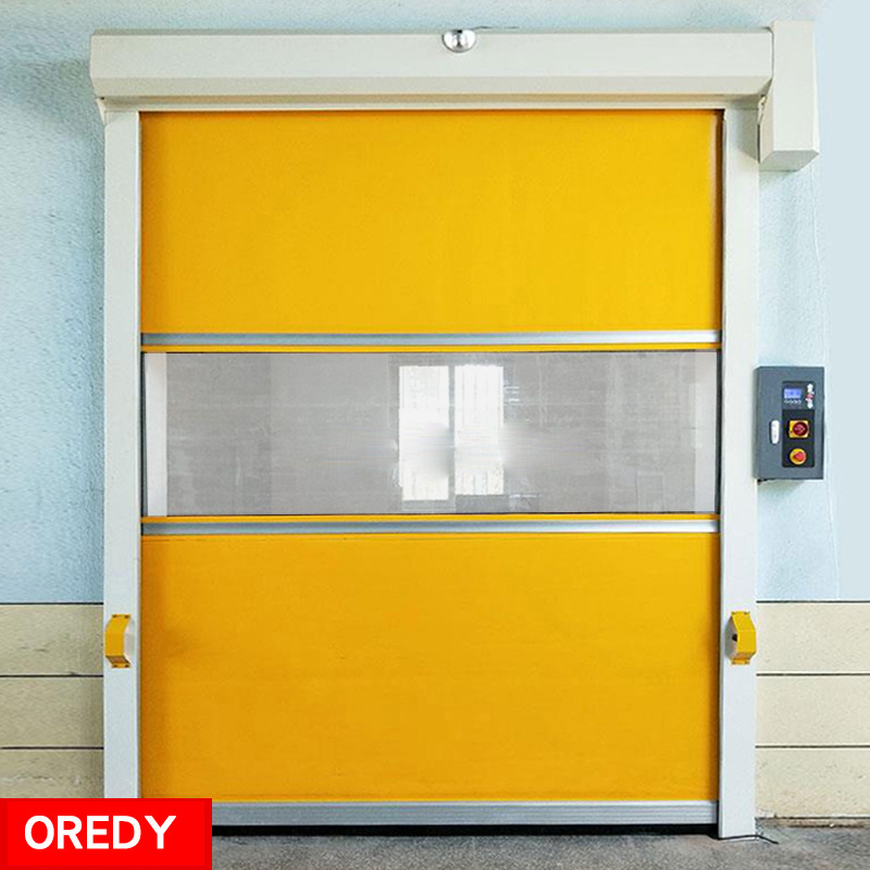 oredy aluminum high speed sheet shutter door electric motor for rolling shutter door