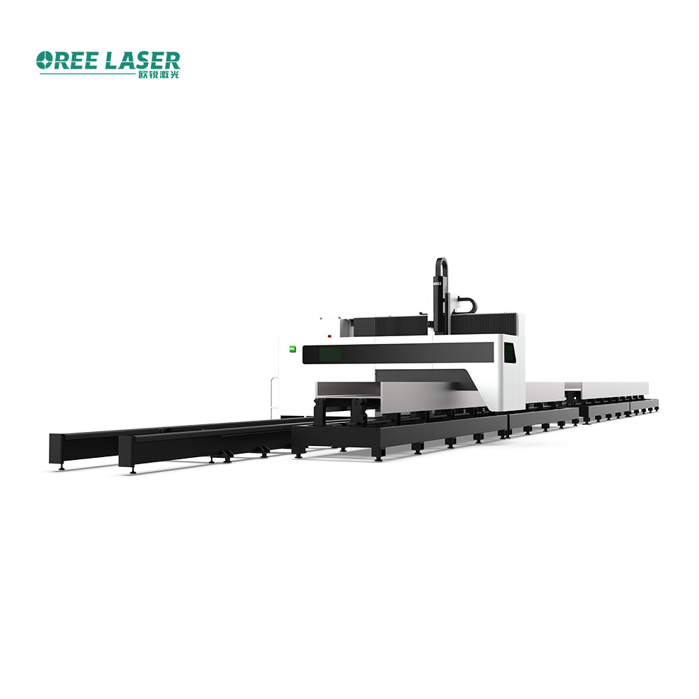 Automatic Tube Pipe Fiber H Beam Profile/ Angle Steel /Channel Steel Laser Cutting Machine 2000w