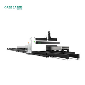 Automatic Tube Pipe Fiber H Beam Profile/ Angle Steel /Channel Steel Laser Cutting Machine 2000w