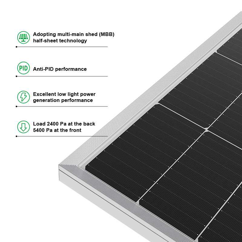 OREE N-type Topcon 585w Sun Power Powered 585w 590w 595w 600w Mono Crystalline PV Module Solar Panel Panels