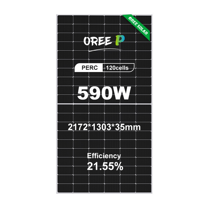 Oree Solar Panel Tier 1 Bifacial Solar Module 210mm 120cells 585w 590w 595w 600w 610w Mono PV Solar Panels