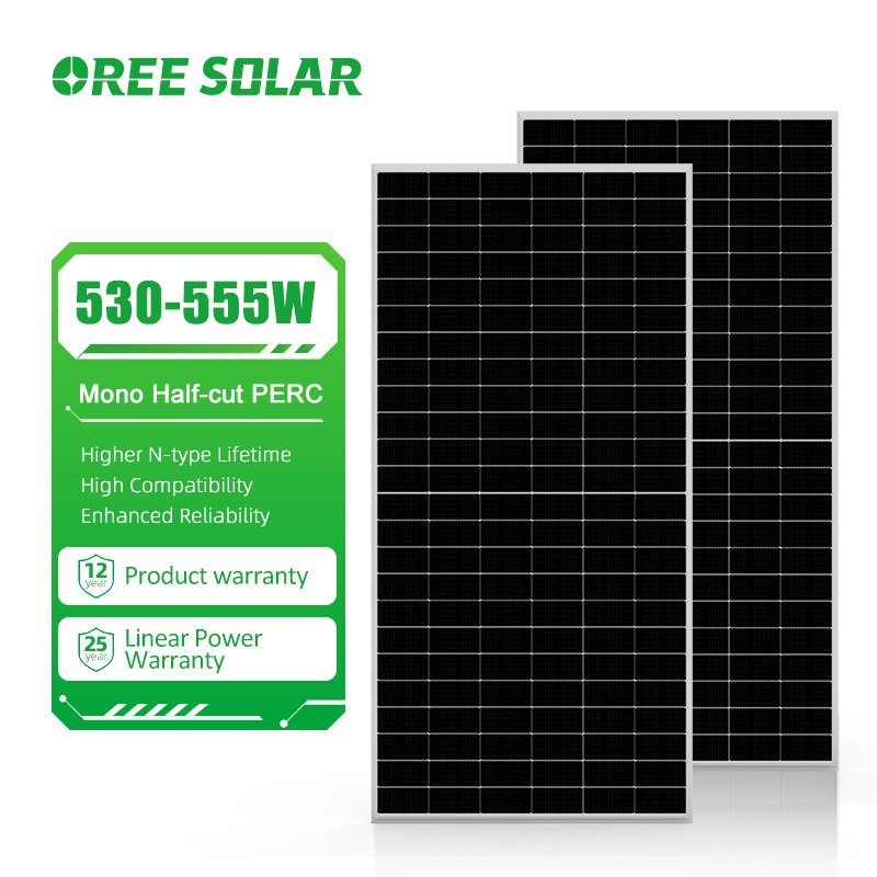 SOLAR Solar Energy Panels 500 Watts High Efficient Mono Photovoltaic 540W 550 W 560W Black Solar Panels