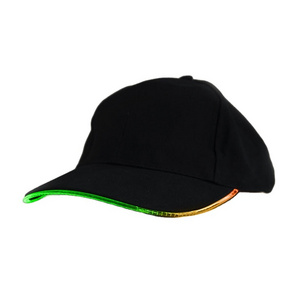 High Quality New Design Hot Sale Caps Luminous Mountaineering Light Night Fishing 6-panel LED Baseball Cap Hat