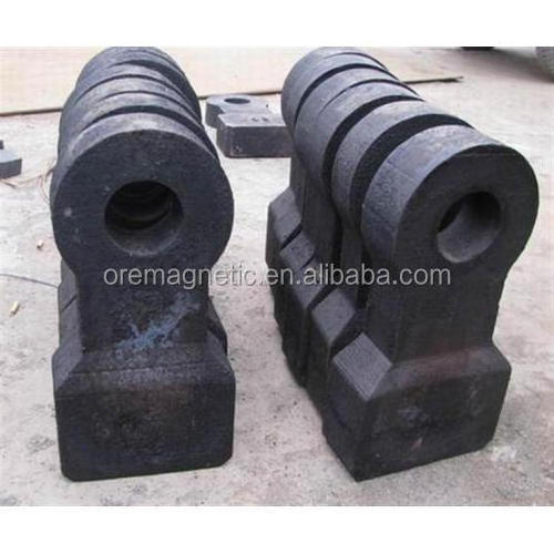 Hammer crusher machine wear parts for sale