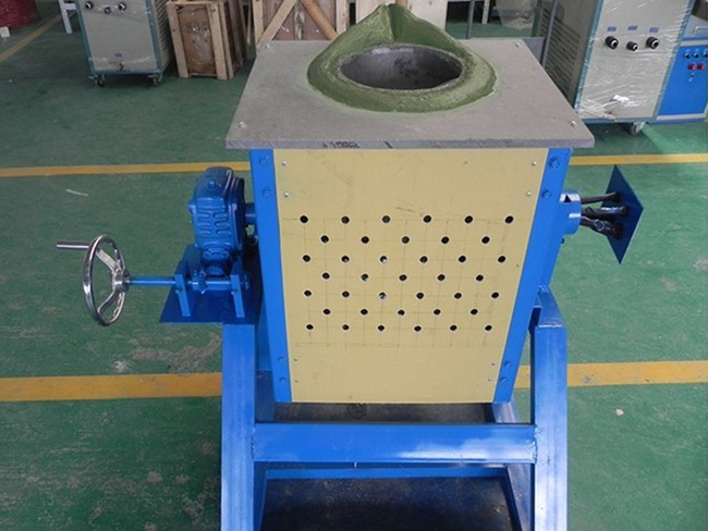 China DME-B-MF-014 50kg Gold Smelting Equipment Melting Furnace For Gold Melting