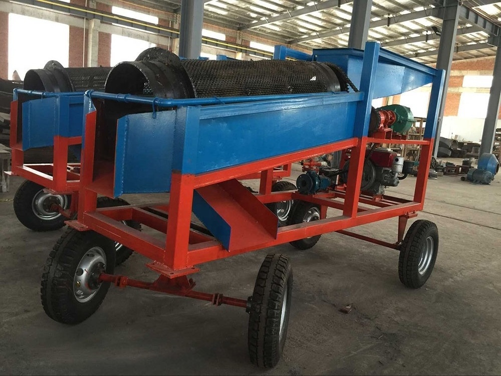 Mini Mobile Gold Trommel Screen  Portable Gold Trommel Wash Plant For Sale