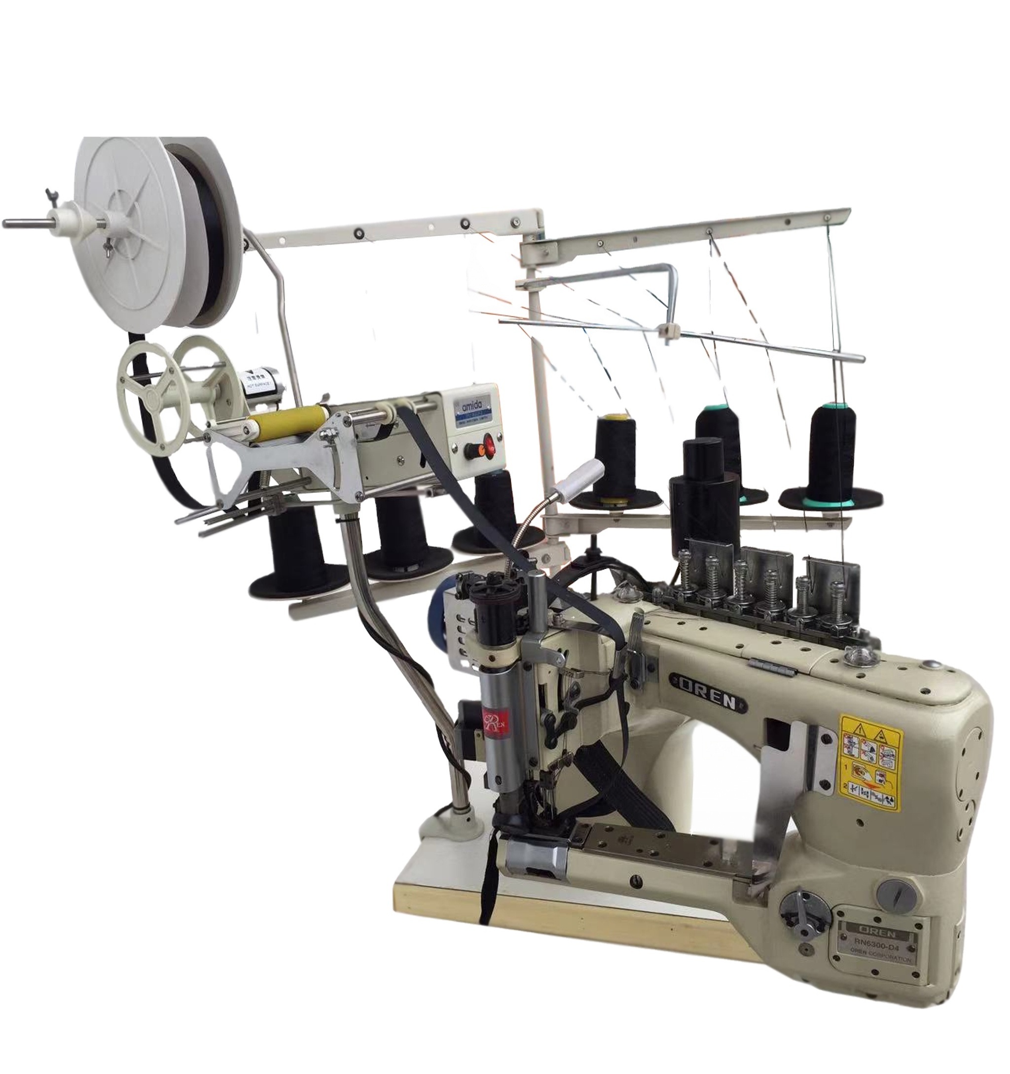 industrial interlock sewing machine 4 needle 6 thread Splicing sewing machine  RN6300-D4