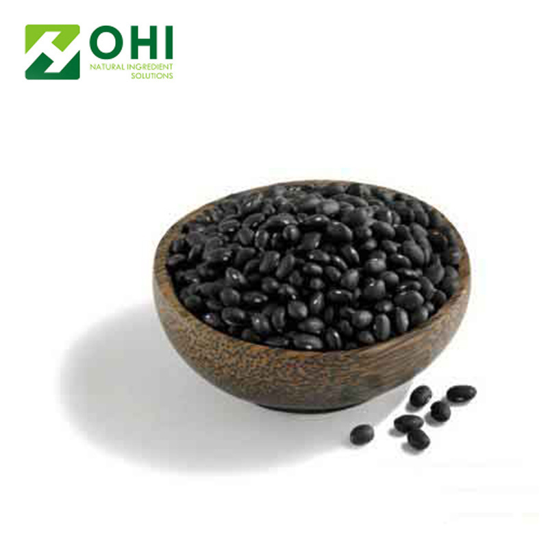 Black bean skin extract black soybean hull extract powder