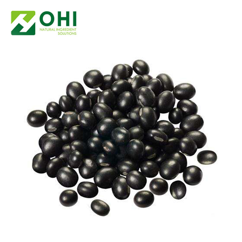 Black bean skin extract black soybean hull extract powder