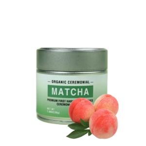 Good cost performance wholesale bags flavor green tea organic peach matcha powder