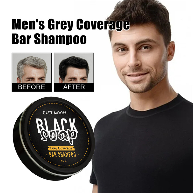 Black Grey Coverage Bar Shampoo Adults Solid Toilet Soap Haino Teko Soap Tws Soap for Noissure Hair