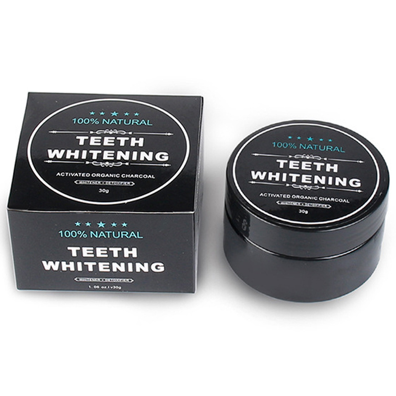 Natural Herbs OEM Private label  Approved Coconut Activated Carbon  Charcoal Teeth Whitening Powder