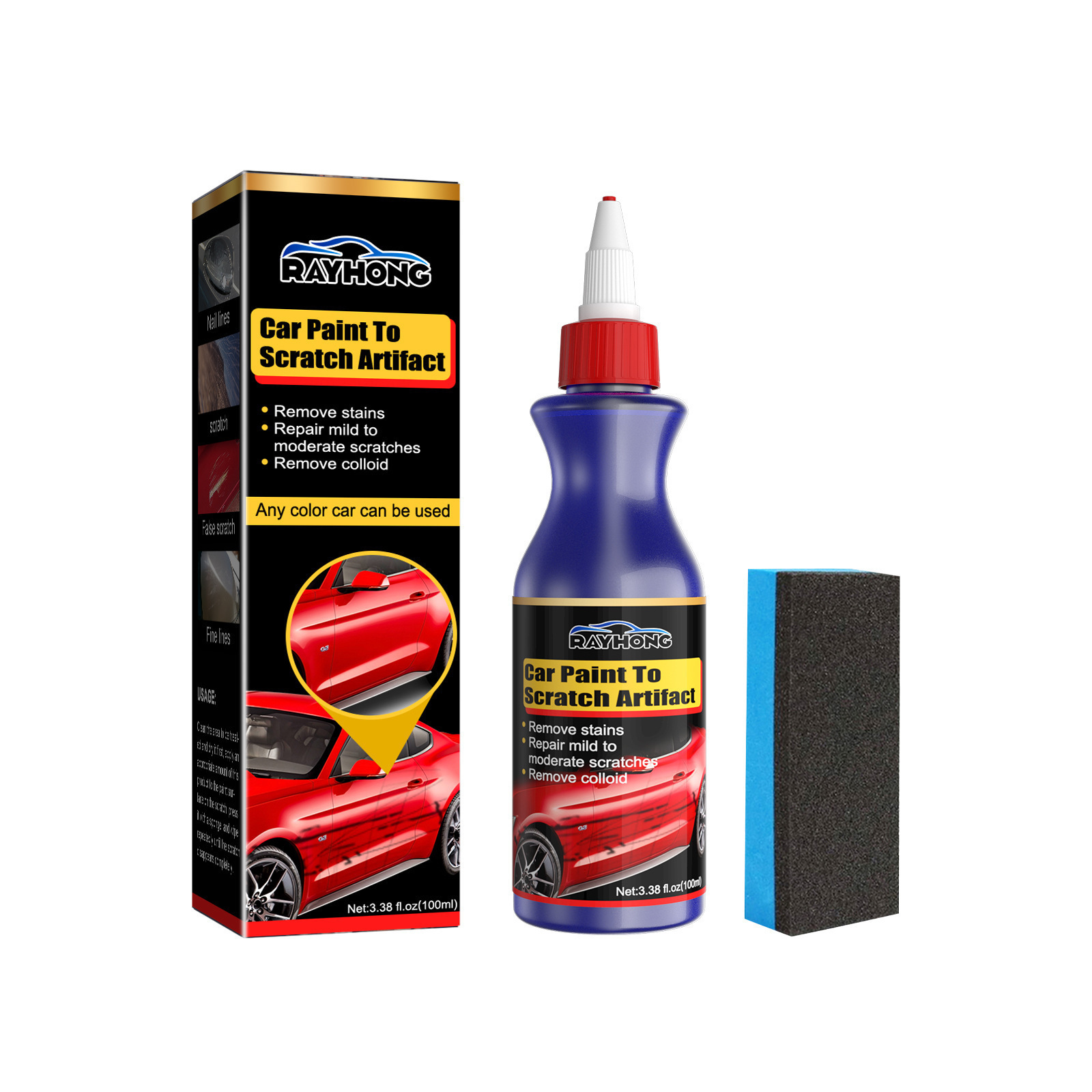 custom Car Scratch Repair System Protective Liquid Scratch Repair Wax Crack Body Filler Repair Car Liquid