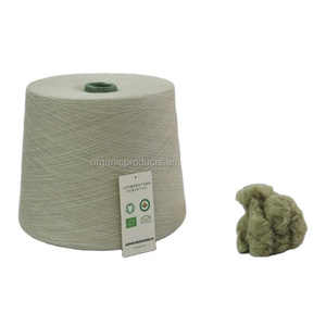 GOTS certified Combed 40S/1 100% Naturally Colored Organic Cotton Knitting and Weaving Yarn