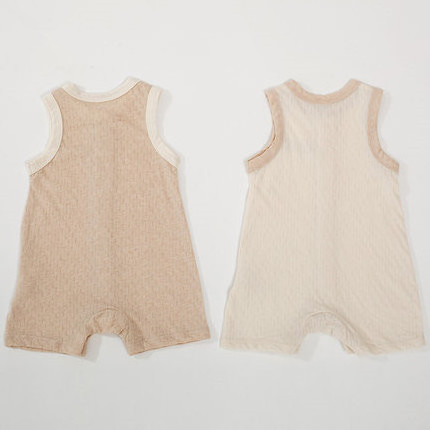 GOTS certified unbleached and undyed organic cotton baby pajamas