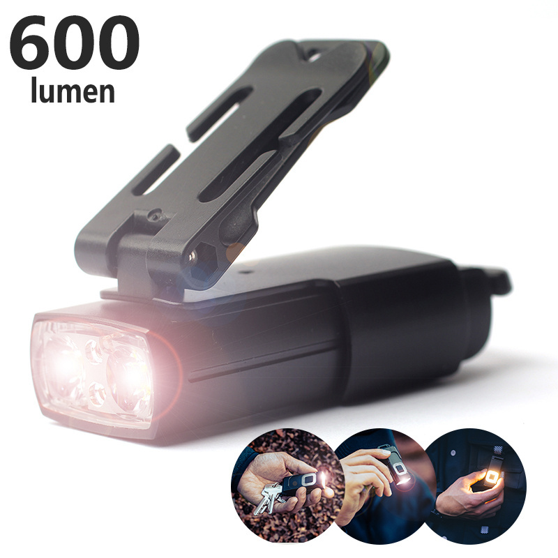 2024 New Product Ultra Bright Multi-functional Rechargeable on Cap Clip On LED Light Headlamps