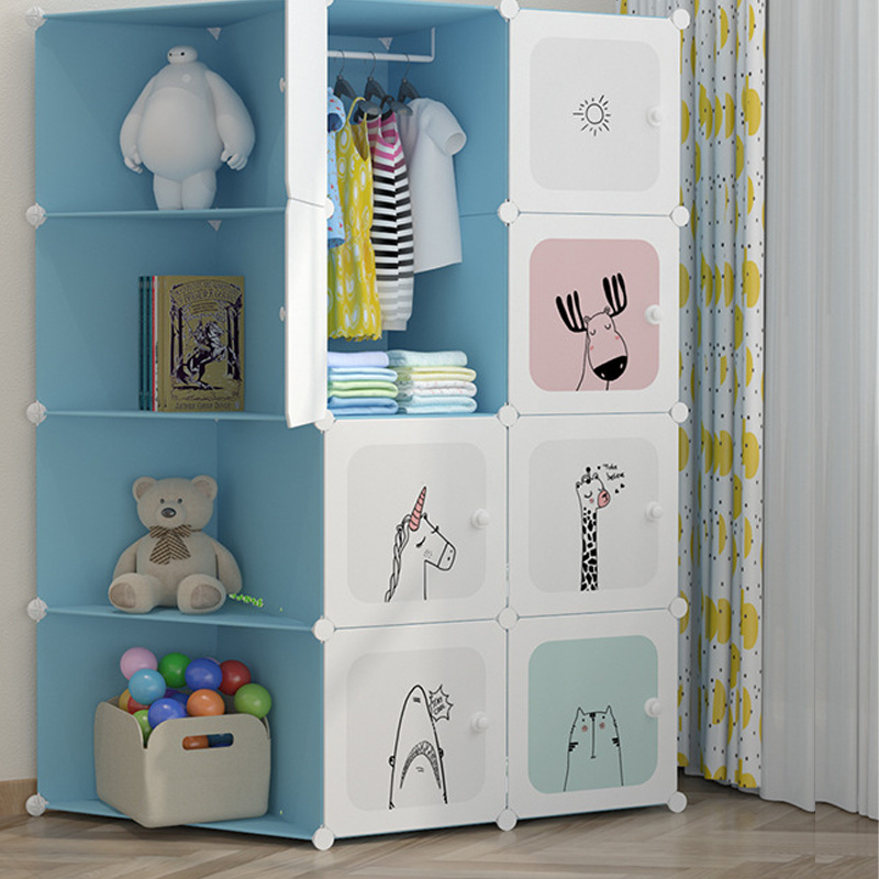 Portable Closet Storage Shelves Modular Bookcase  Closet Organizer