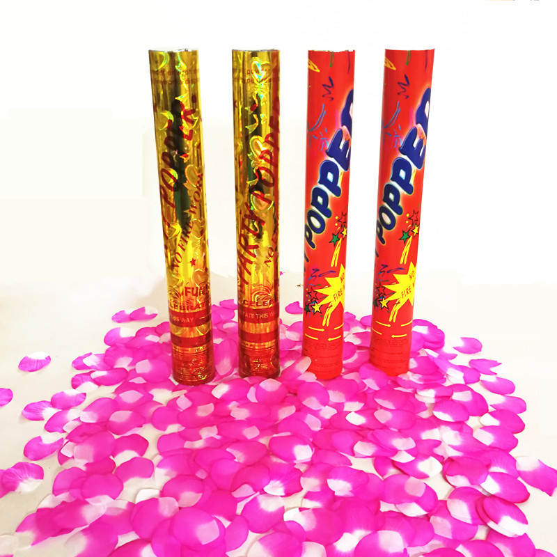 Event Celebration Party Fireworks Rotating Small Salute Cannon Bar Handheld Salute Cannon Wedding Fireworks Tube