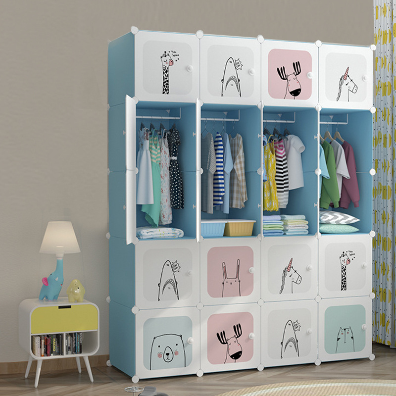 Portable Closet Storage Shelves Modular Bookcase  Closet Organizer