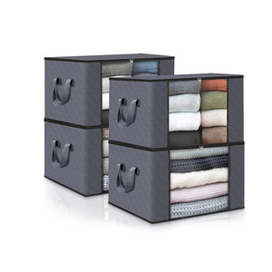 Foldable Blanket Storage Bags Storage Containers Organizing Bedroom Organization