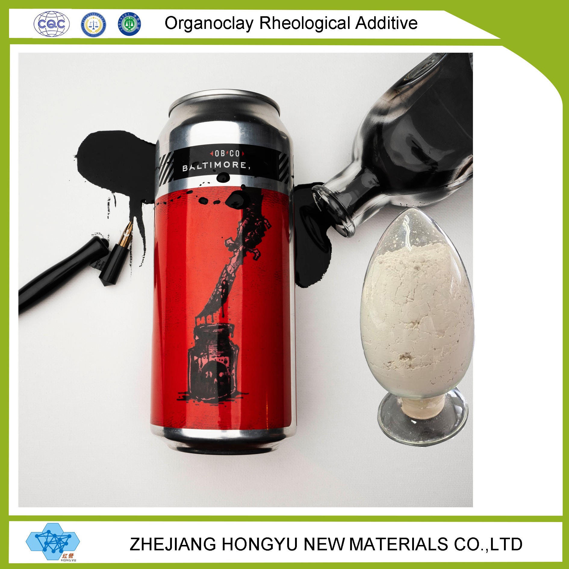 HY-738H bentonite rheological additive oil based mud viscosifier for drilling mud/wall coating