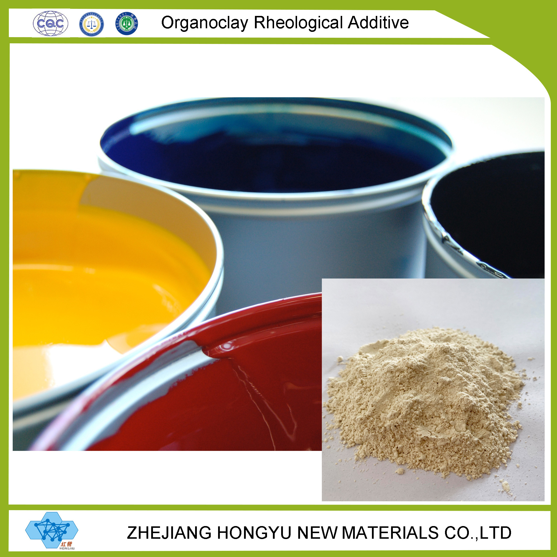 HY-738H bentonite rheological additive oil based mud viscosifier for drilling mud/wall coating