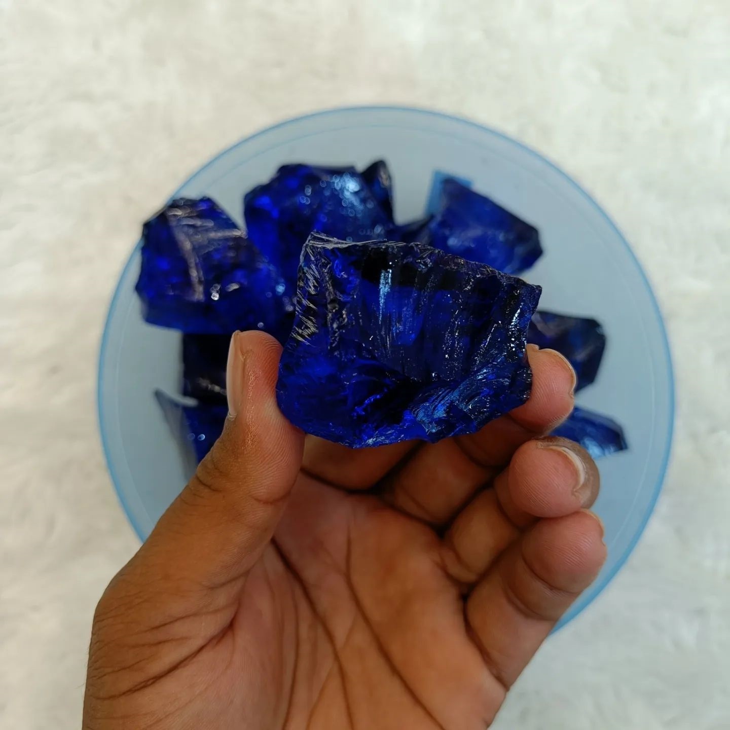 High Quality Bulk Blue Obsidian Rough And Raw Stone For Healing And Feng Shui Stones Crystal Crafts From India By OCA