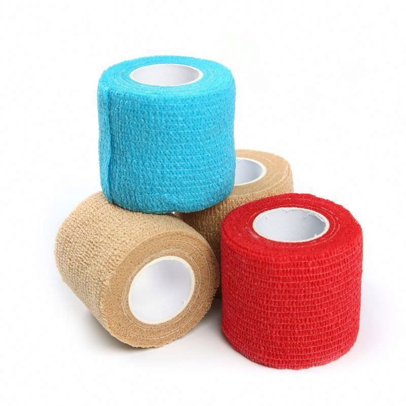 OPI approved various colors medical conforming gauze late glue cotton self adhesive cohesive elastic bandage