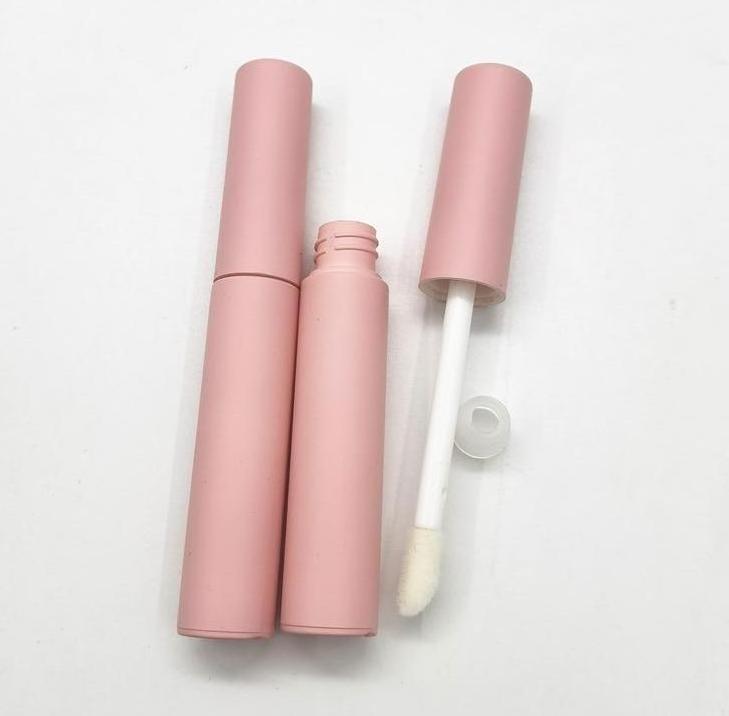 5ml 10ml Pink Plastic Mascara Tube Packaging Container With Nylon Brush Eyeliner Empty Eyebrow Gel Tubes Eyelash Glue Bottle