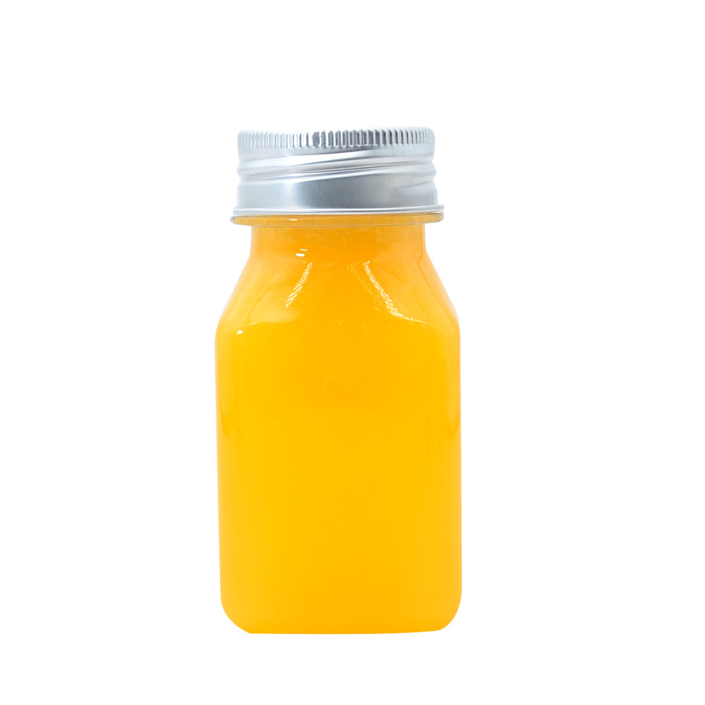 Empty Juice Shot Bottles Ginger Packaging Container 250ml PET Juice Bottle 8oz Plastic Juice Bottle with Tamper Proof Screw Cap